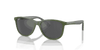 [Silver/Grey Lenses, Polished Green On Grey Frame]