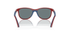 [Grey Black Lenses, Polished Red On Blue Frame]