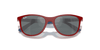 [Grey Black Lenses, Polished Red On Blue Frame]