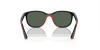 [Dark Green Lenses, Polished Black On Red Frame]