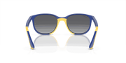 Grey Lenses, Polished Light Blue On Yellow Frame