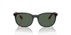 [Dark Green Lenses, Polished Black On Red Frame]