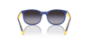 [Violet Lenses, Polished Light Blue On Yellow Frame]