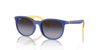 [Violet Lenses, Polished Light Blue On Yellow Frame]