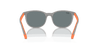 [Grey & Black Lenses, Polished Grey On Orange Frame]