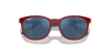 [Dark Blue Lenses, Polished Red On Blue Frame]