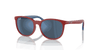 [Dark Blue Lenses, Polished Red On Blue Frame]