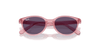 [Violet Lenses, Polished Transparent Pink Frame]