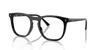 [Clear Lenses, Polished Black Frame]