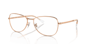 Clear Lenses, Polished Rose Gold Frame