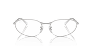 Clear Lenses, Polished Silver Frame