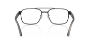 Clear Lenses, Polished Black Frame