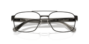 Clear Lenses, Polished Black Frame