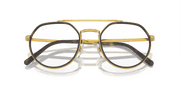 Clear Lenses, Polished Legend Gold Frame