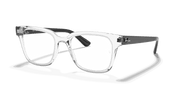 Clear Lenses, Polished Transparent Frame