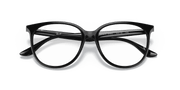 Clear Lenses, Polished Black Frame