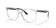 Clear Lenses, Polished Transparent Frame