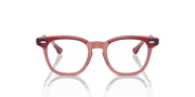 Clear Lenses, Polished Top Red & Orange & Light Purple Frame