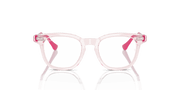 Clear Lenses, Polished Transparent Pink Frame