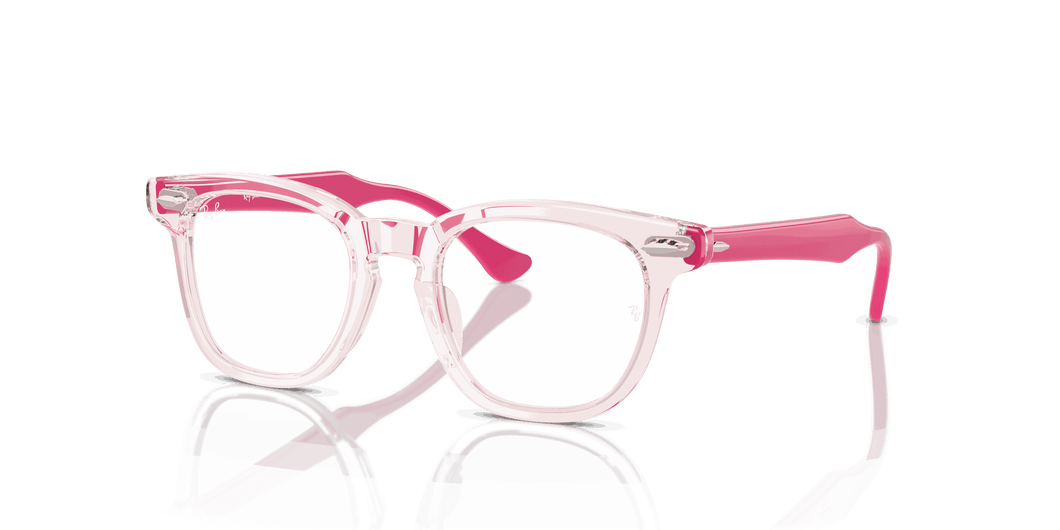 [Clear Lenses, Polished Transparent Pink Frame]