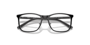 Clear Lenses, Polished Black On Silver Frame