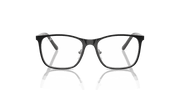 Clear Lenses, Polished Black On Silver Frame