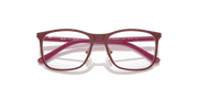 Clear Lenses, Polished Bordeaux On Rose Gold Frame