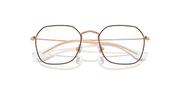 Clear Lenses, Polished Brown On Rose Gold Frame