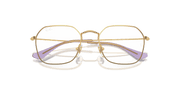 Clear Lenses, Polished Arista Gold Frame