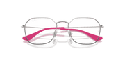 Clear Lenses, Polished Silver Frame