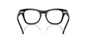 Clear Lenses, Polished Black Frame