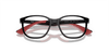 [Clear Lenses, Polished Black On Red Frame]