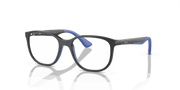 Clear Lenses, Polished Grey On Blue Frame