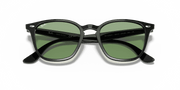 Light Green Classic Lenses, Polished Black Frame