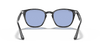 [Blue Classic Lenses, Polished Black Frame]