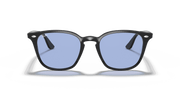 Blue Classic Lenses, Polished Black Frame