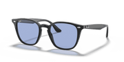 Blue Classic Lenses, Polished Black Frame