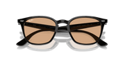 Brown Lenses, Polished Black Frame