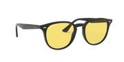 Yellow Classic Lenses, Polished Black Frame