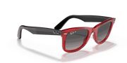 Grey Lenses, Polished Transparent Red Frame