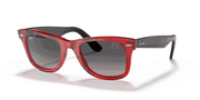 Grey Lenses, Polished Transparent Red Frame