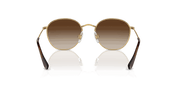 Brown Lenses, Polished Arista Gold Frame