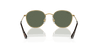 [Dark Green Lenses, Polished Arista Gold Frame]