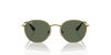 [Dark Green Lenses, Polished Arista Gold Frame]