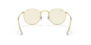 Clear Lenses, Polished Gold Frame