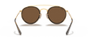 [B-15 Brown Lenses, Polished Arista Gold Frame]