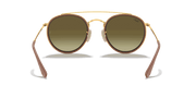 Brown Lenses, Polished Arista Gold Frame