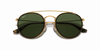 [G-15 Green Lenses, Polished Arista Gold Frame]