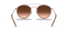 [Brown Gradient Lenses, Polished Copper Frame]