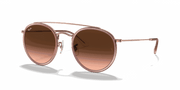 Brown Gradient Lenses, Polished Copper Frame